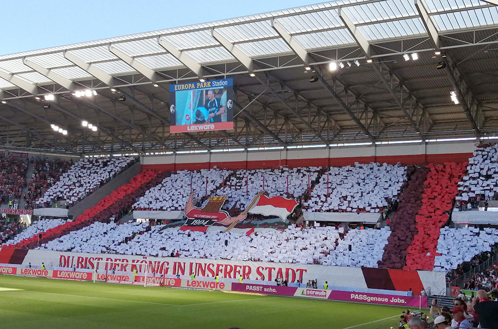 Choreographie Vor Gladbach Spiel