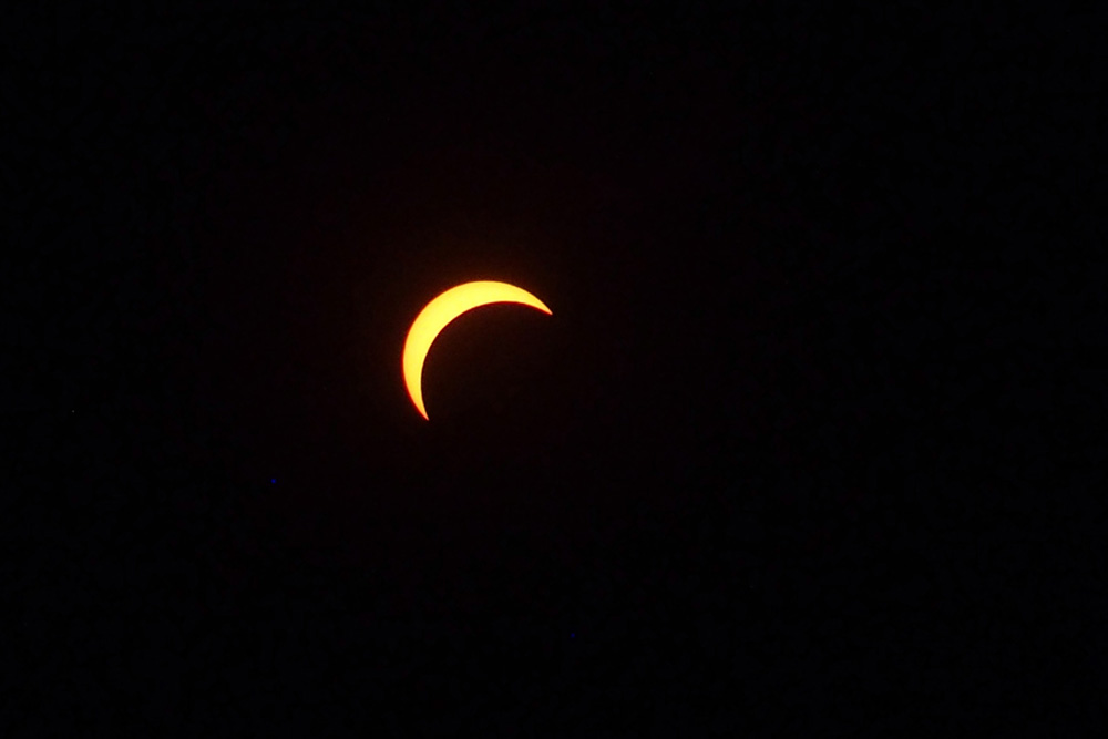 Sonnenfinsternis über St. Peter
